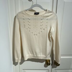 APC off white sweater